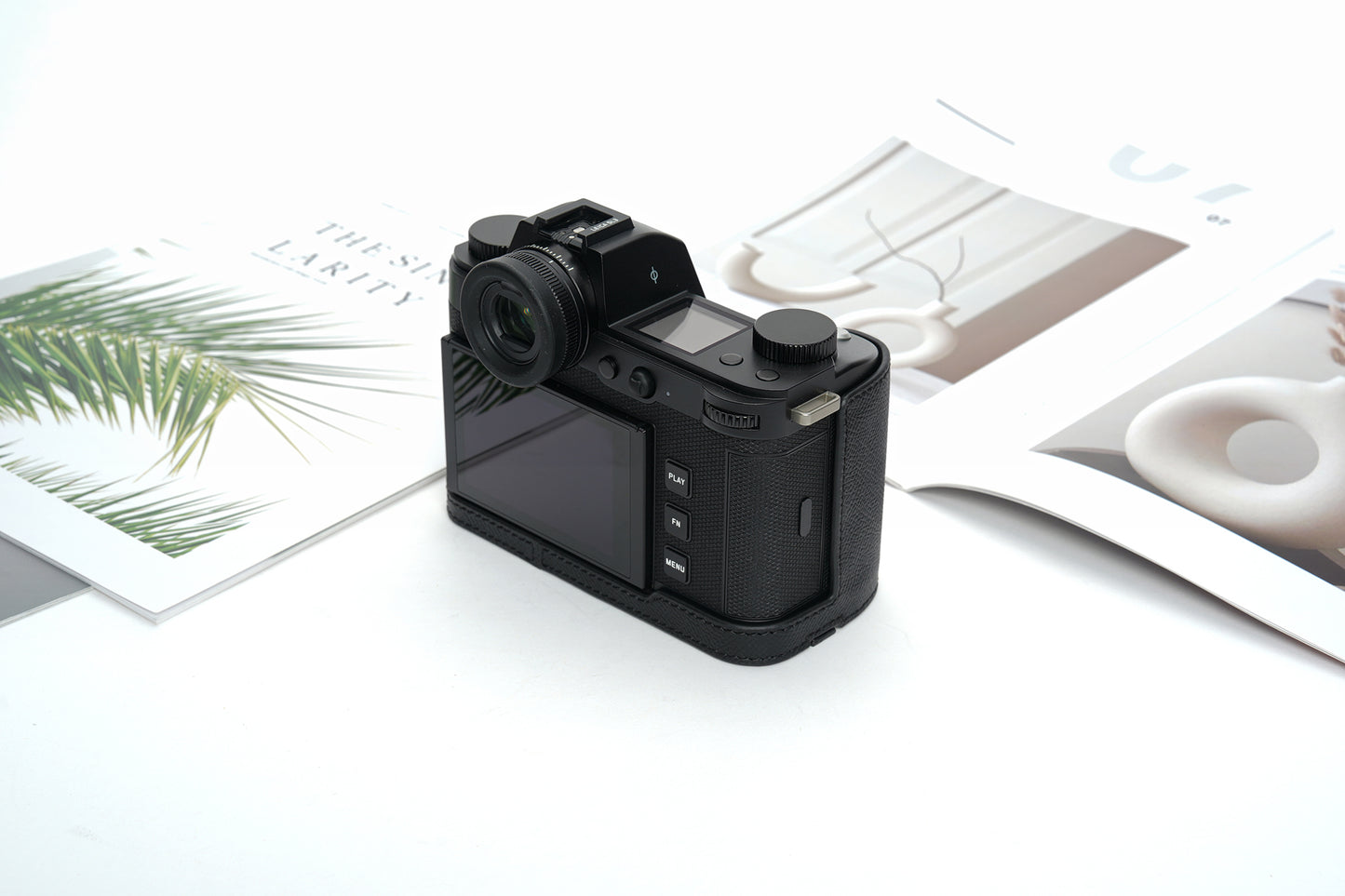 Epsom leather half case for Leica SL3/ SL3-S