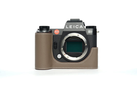Epsom leather half case for Leica SL3/ SL3-S