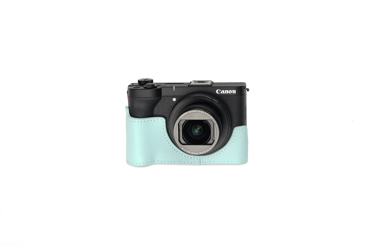 Martinduke epsom leather half case for Canon PowerShot V1