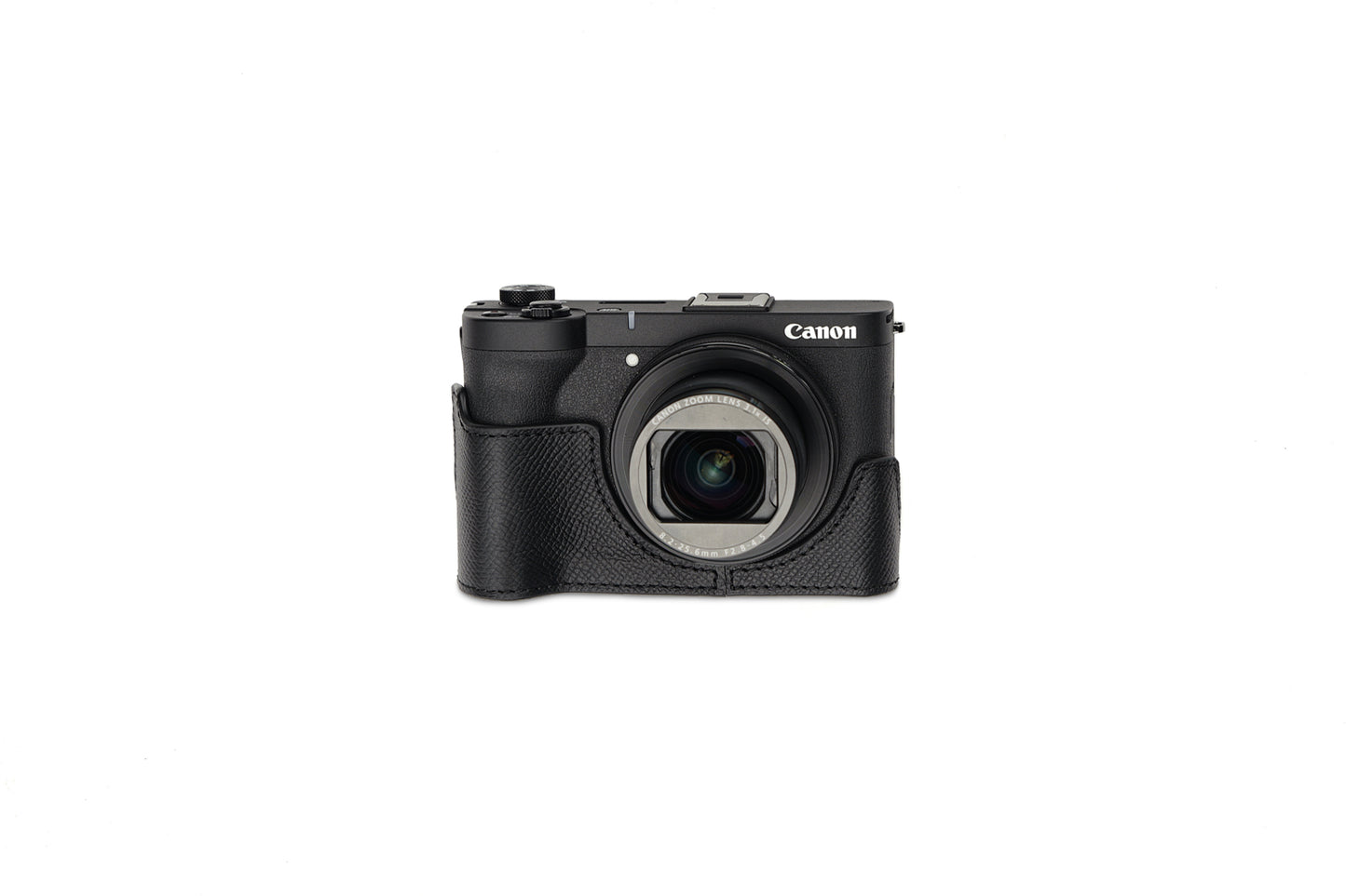 Martinduke epsom leather half case for Canon PowerShot V1