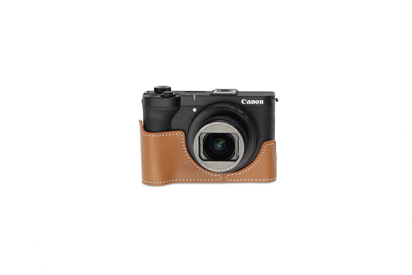 Martinduke epsom leather half case for Canon PowerShot V1