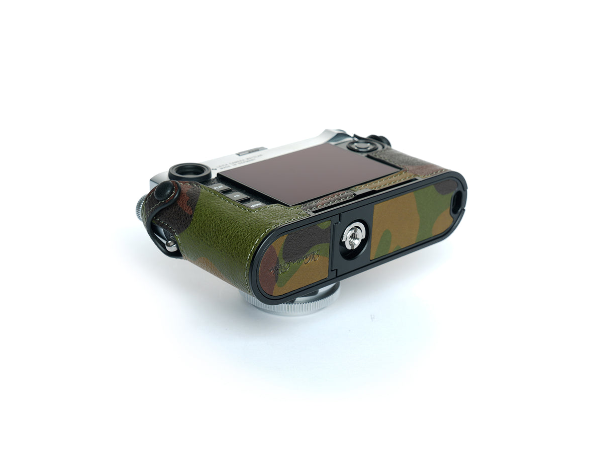 Martinduke camouflage leather half case for Leica M11