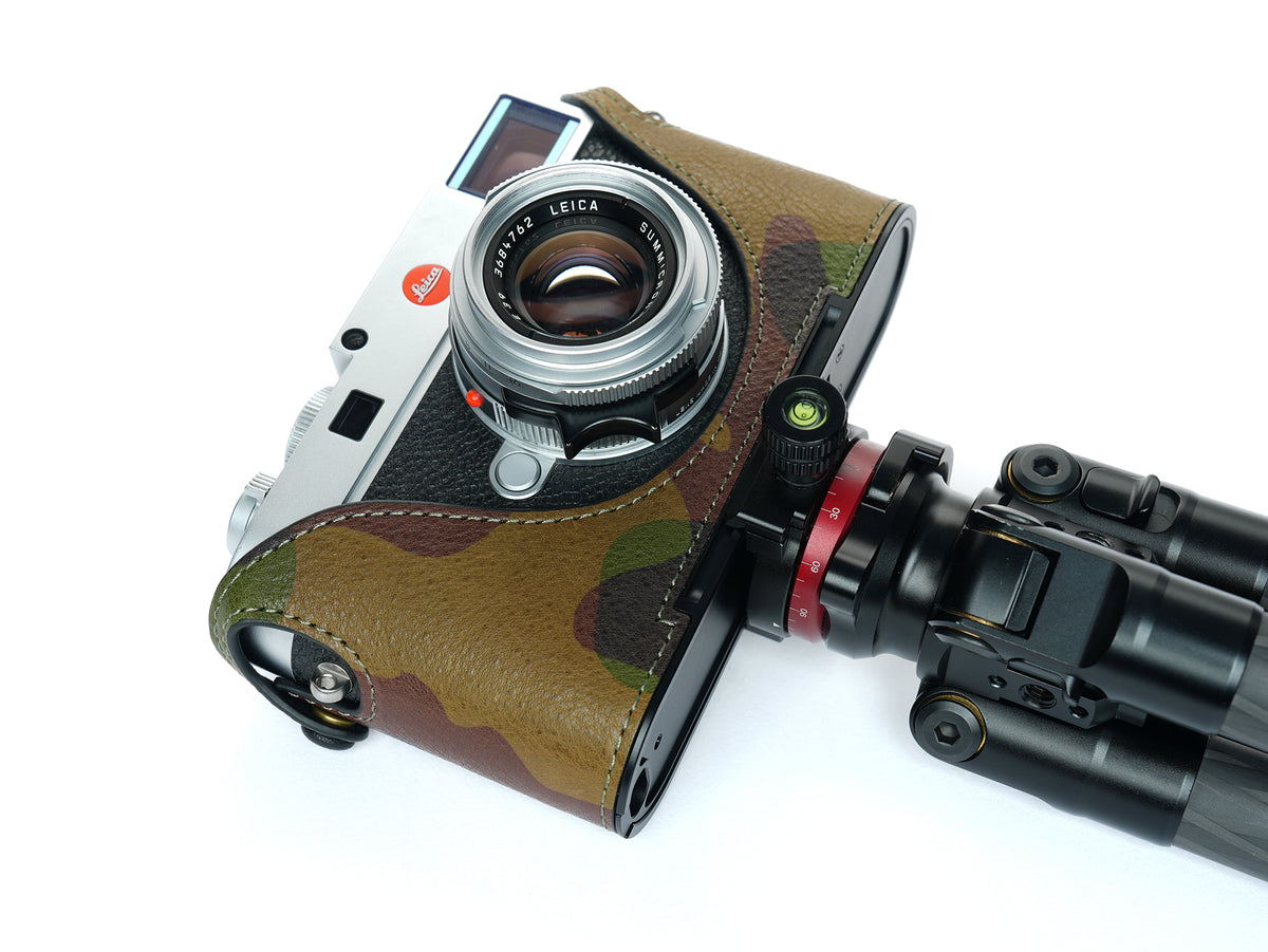 Martinduke camouflage leather half case for Leica M11