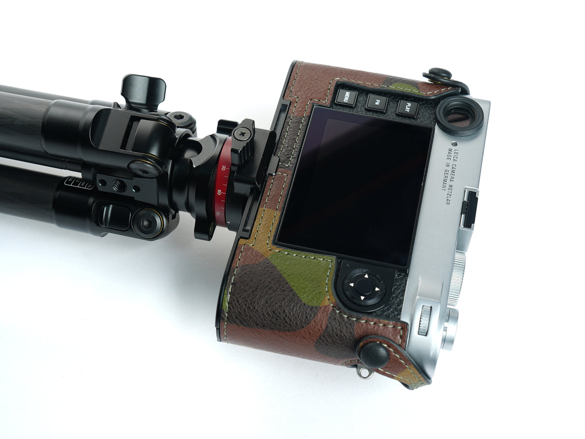 Martinduke camouflage leather half case for Leica M11