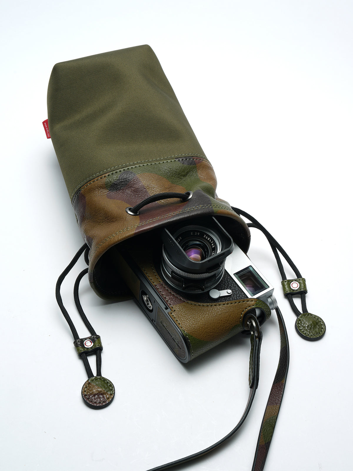 Martinduke Camouglage Leather Camera Pouch