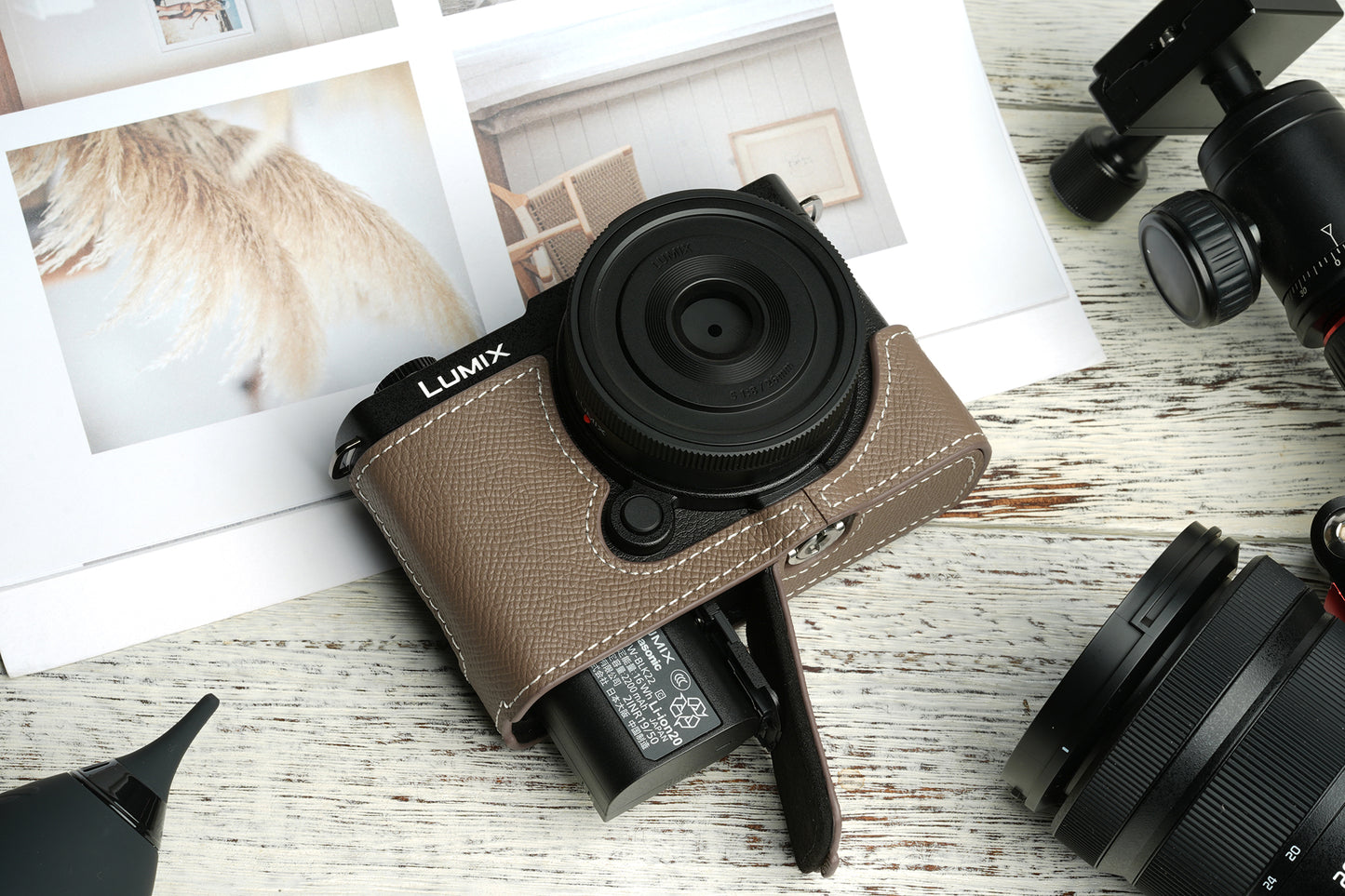 Martinduke epsom leather half case for Panasonic S9