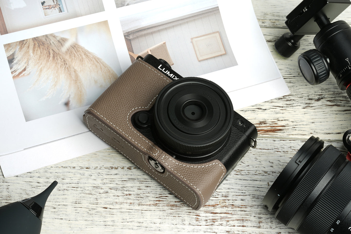 Martinduke epsom leather half case for Panasonic S9