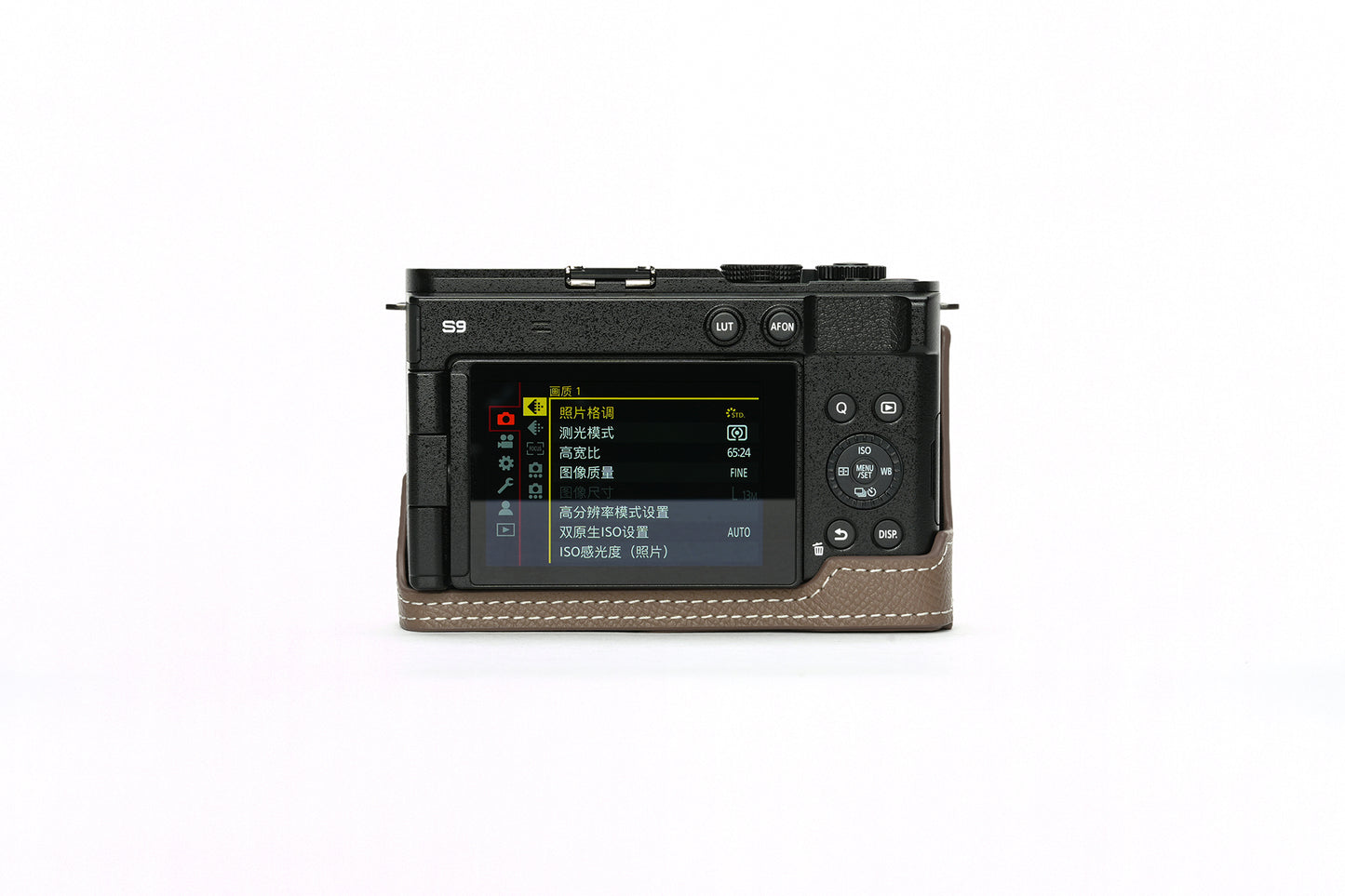 Martinduke epsom leather half case for Panasonic S9