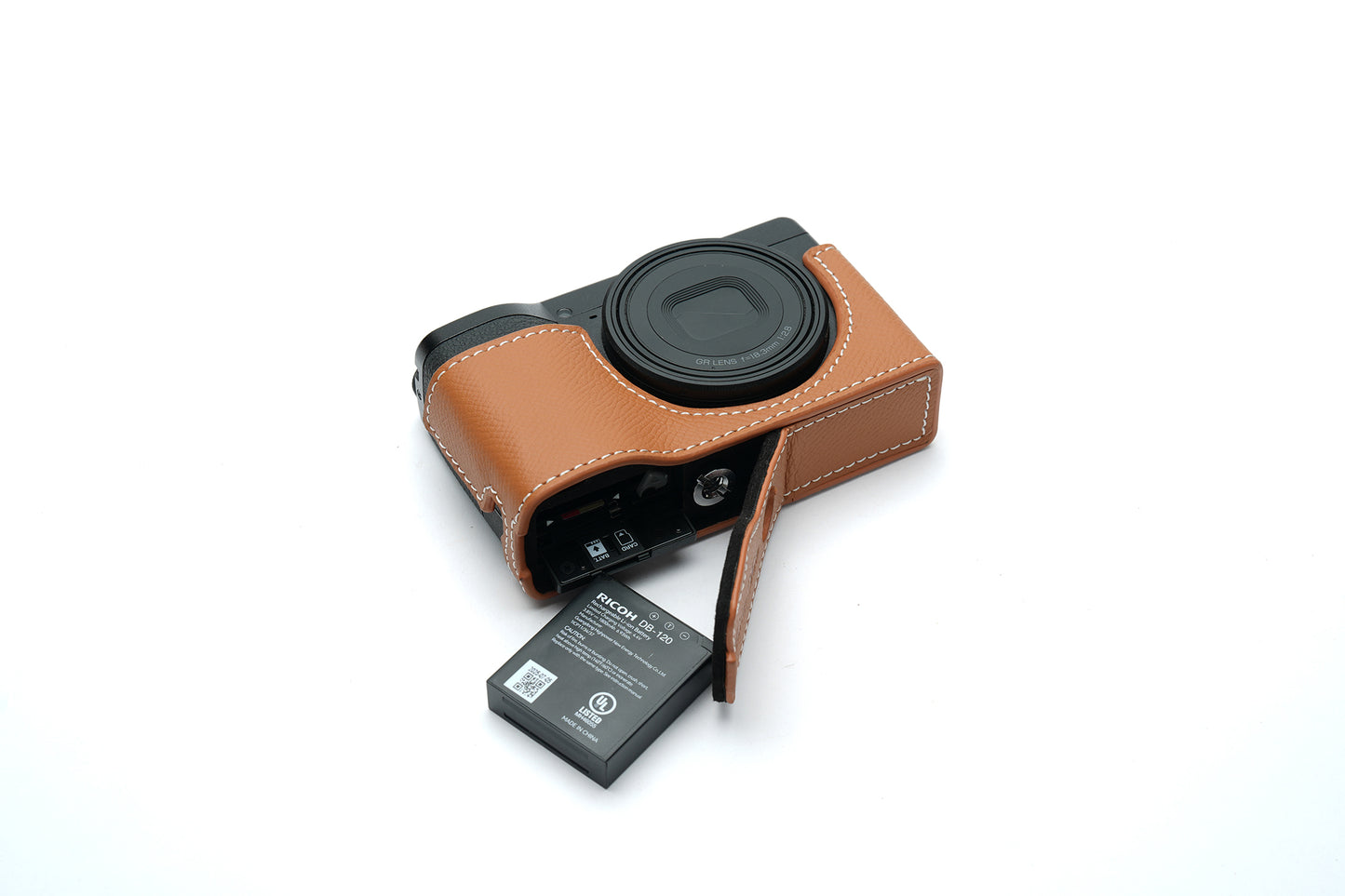 Martinduke epsom leather half case for Ricoh GR IV