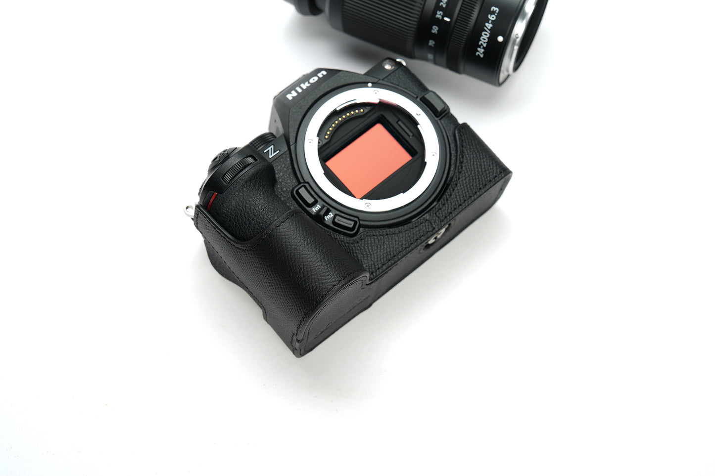 Martinduke epsom leather half case for Nikon Z5 II