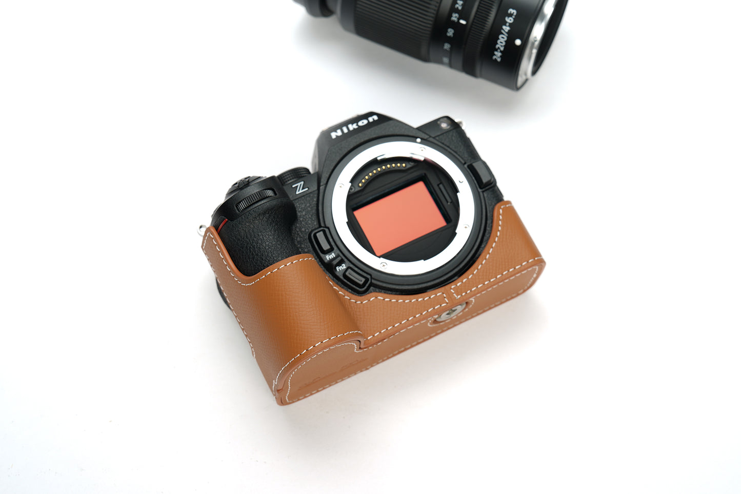 Martinduke epsom leather half case for Nikon Z5 II