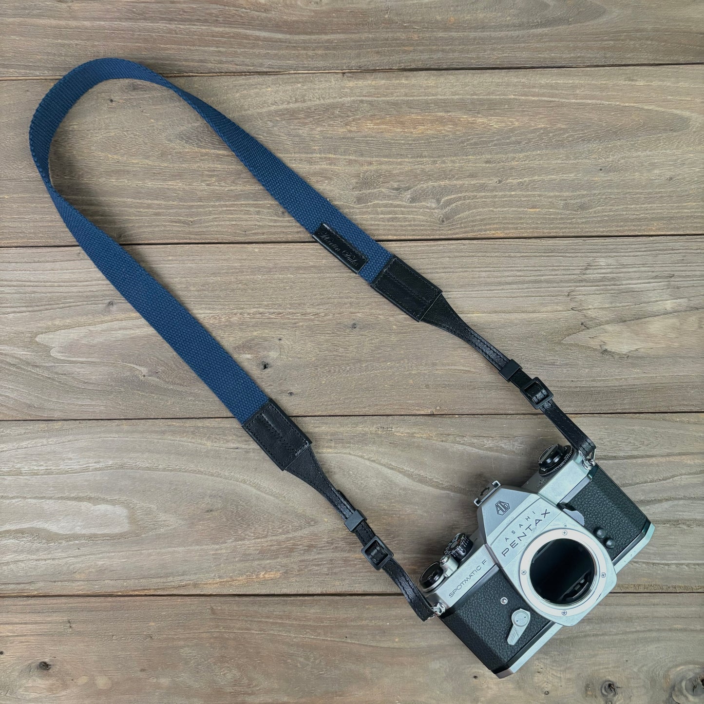 Martinduke TELA webbing leather neck strap