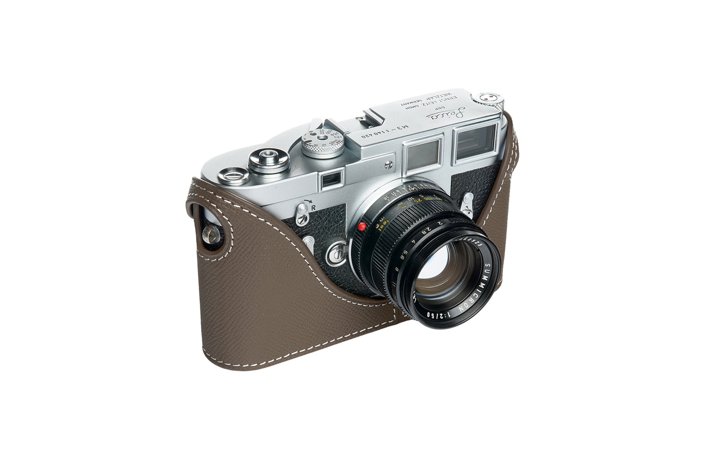 Epsom leather half case for Leica M1/M2/M3/M4/M6/M6TTL/M7/Mda/MA/MP