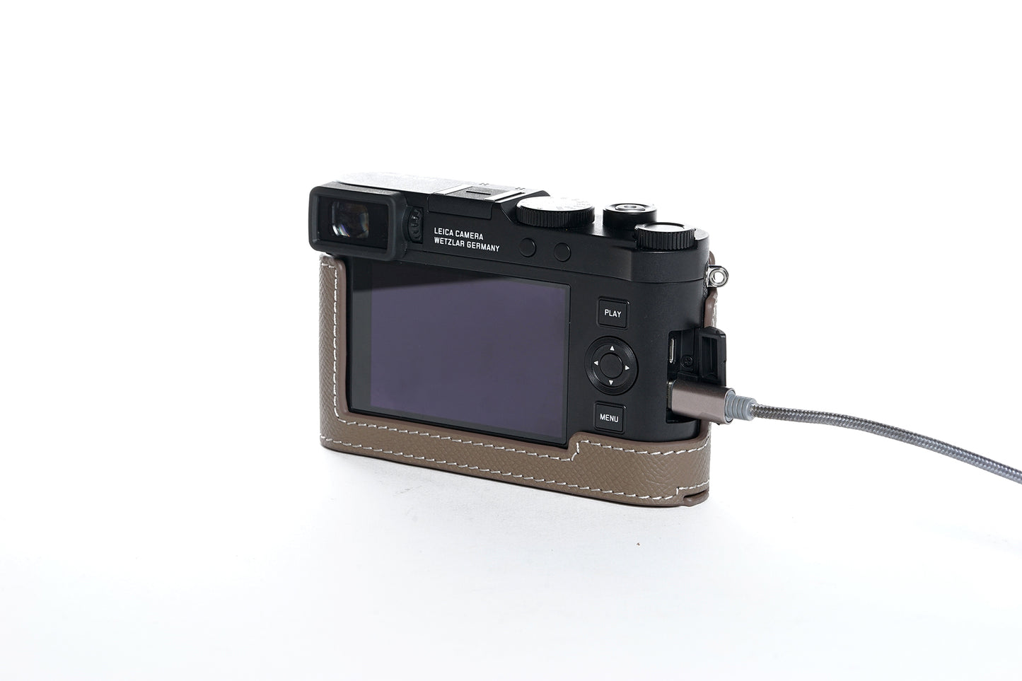 Epsom leather half case for Leica D-Lux 8