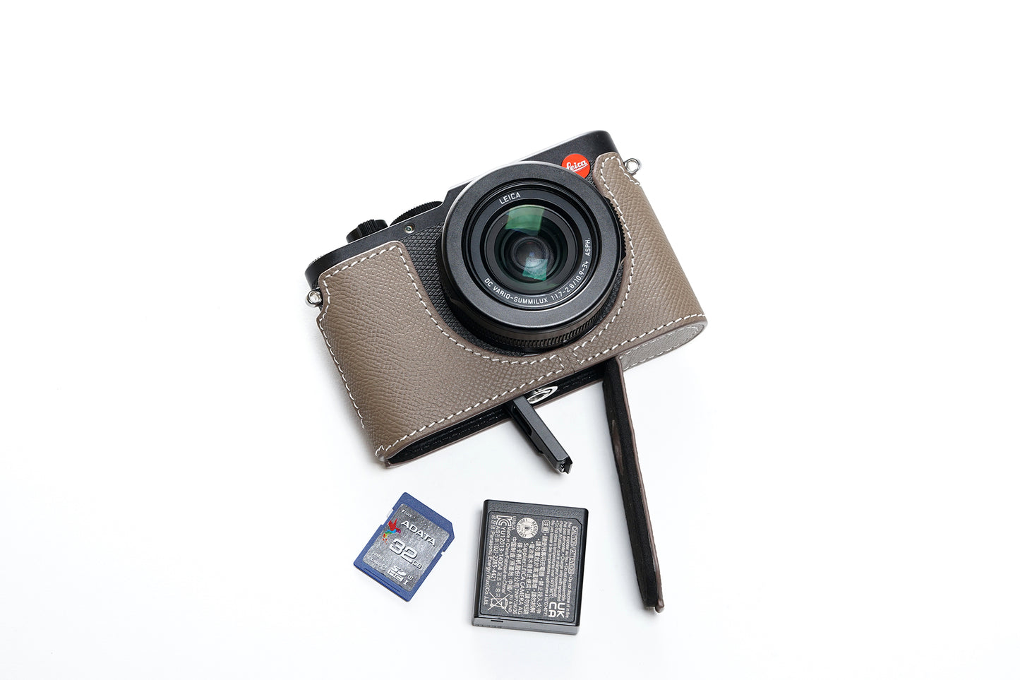 Epsom leather half case for Leica D-Lux 8
