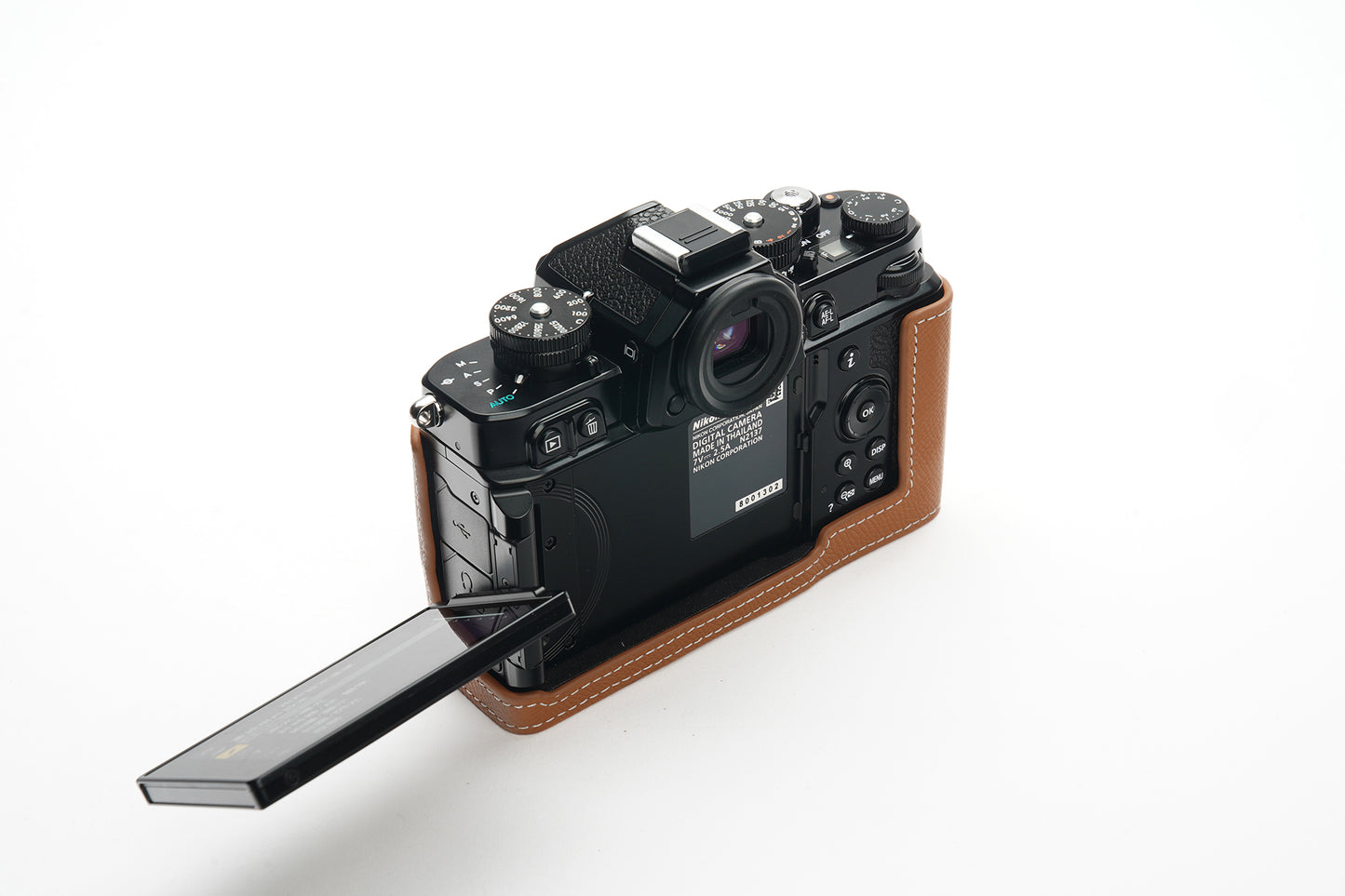 Martinduke epsom leather half case for Nikon Zf