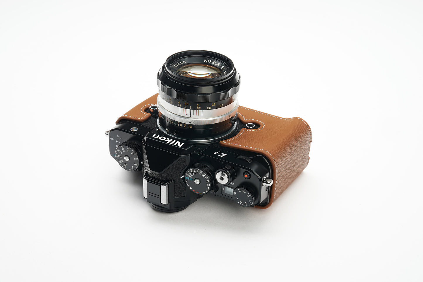 Martinduke epsom leather half case for Nikon Zf