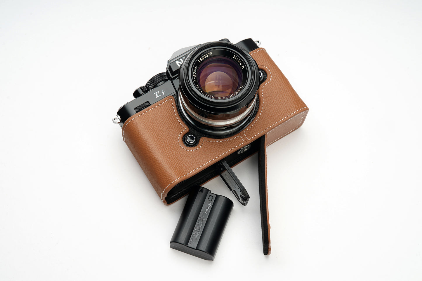 Martinduke epsom leather half case for Nikon Zf