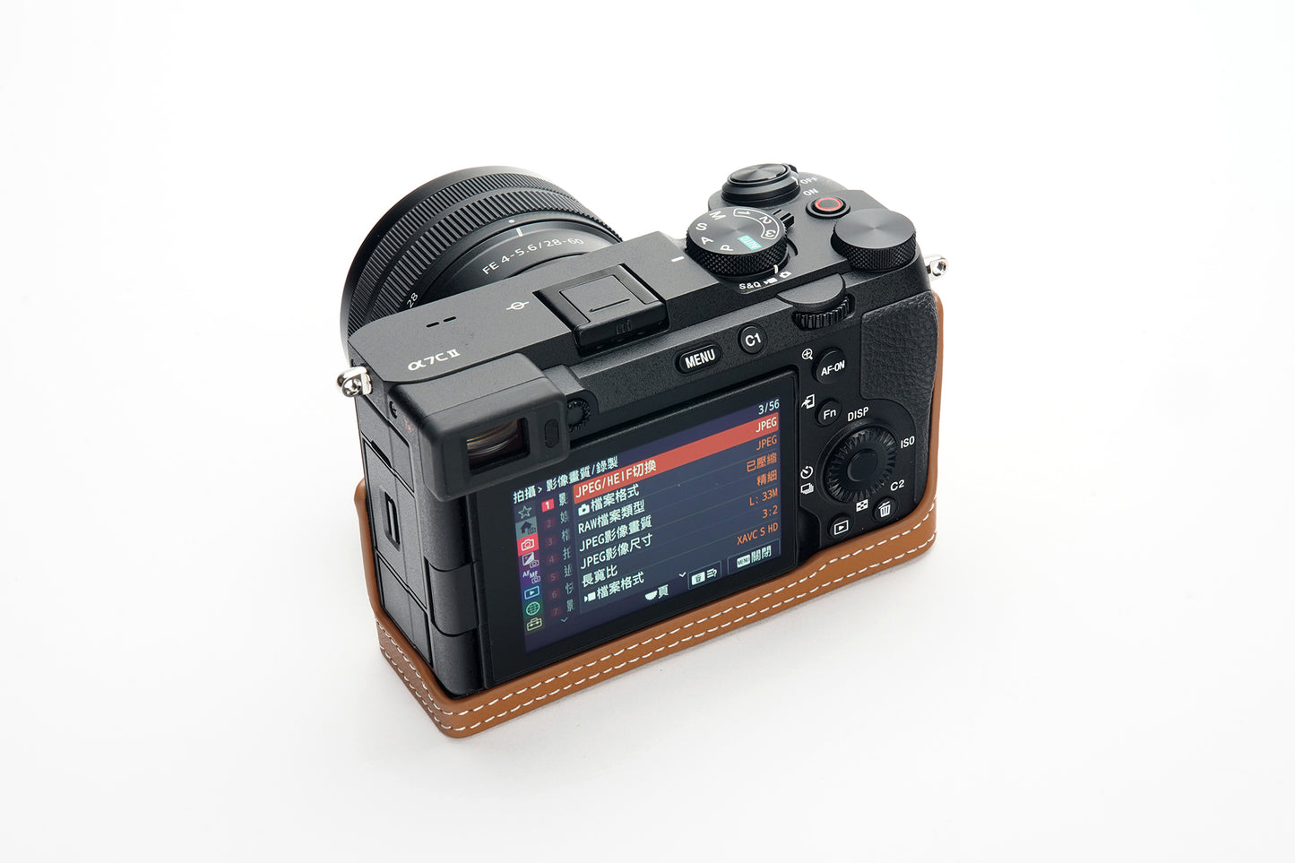 Martinduke epsom leather half case for Sony α7C II/ α7CR