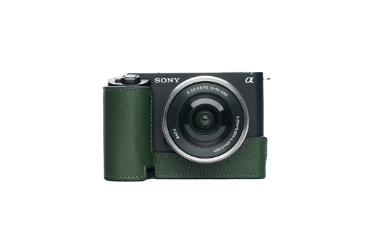 Epsom leather half case for Sony ZV-E1