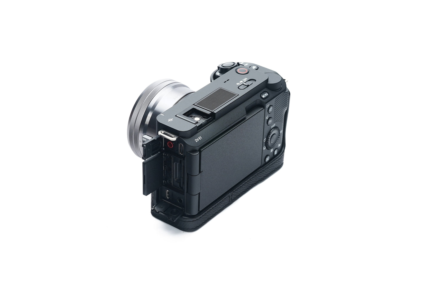 Martinduke epsom leather half case for Sony ZV-E1