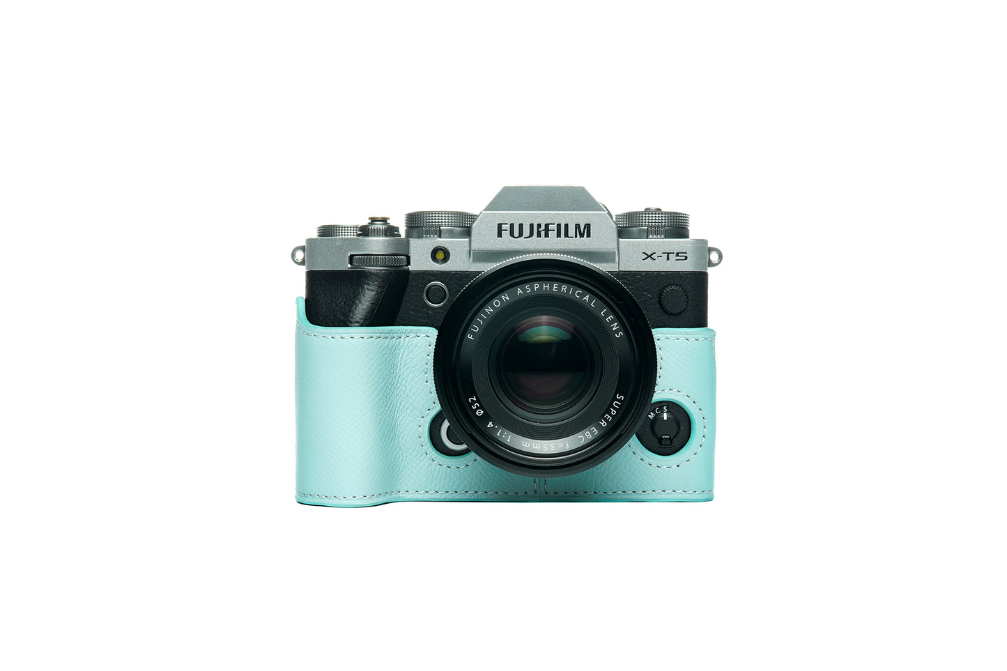 Epsom leather half case for FUJIFILM X-T5