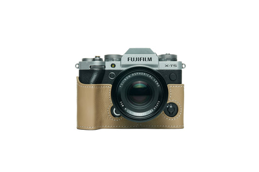 Epsom leather half case for FUJIFILM X-T5