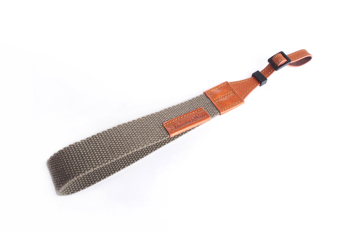 Martinduke TELA webbing leather wrist strap