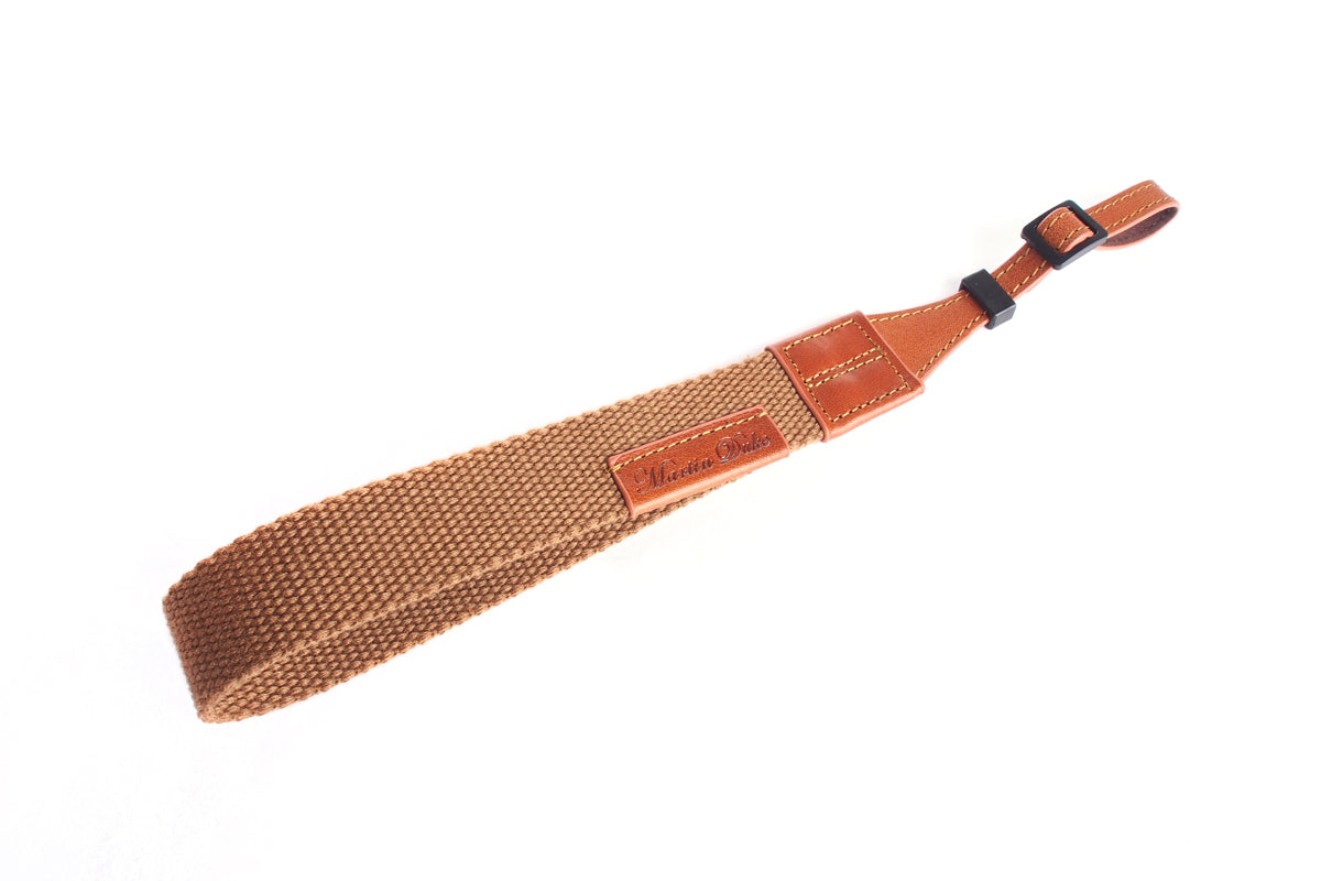 Martinduke TELA webbing leather wrist strap