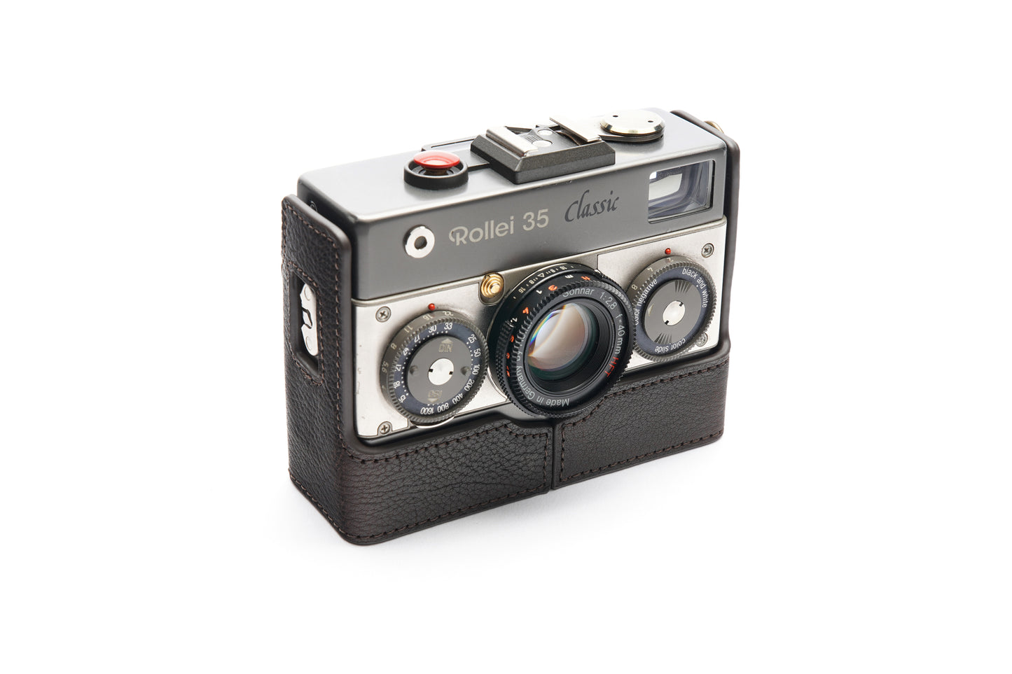 Genuine leather half case for Rollei 35 Classic/ 35 Royal