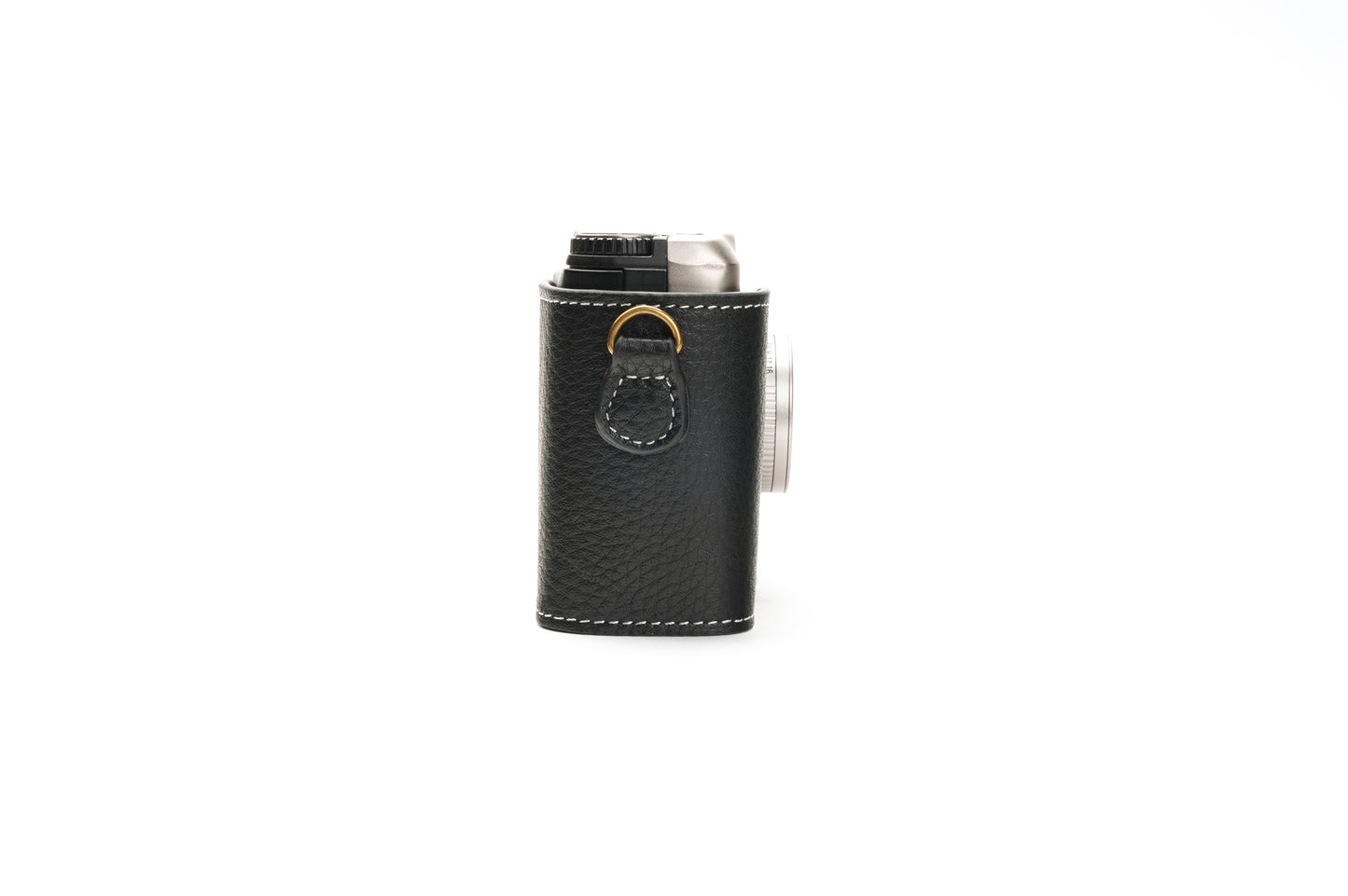 Genuine leather half case for Contax T2