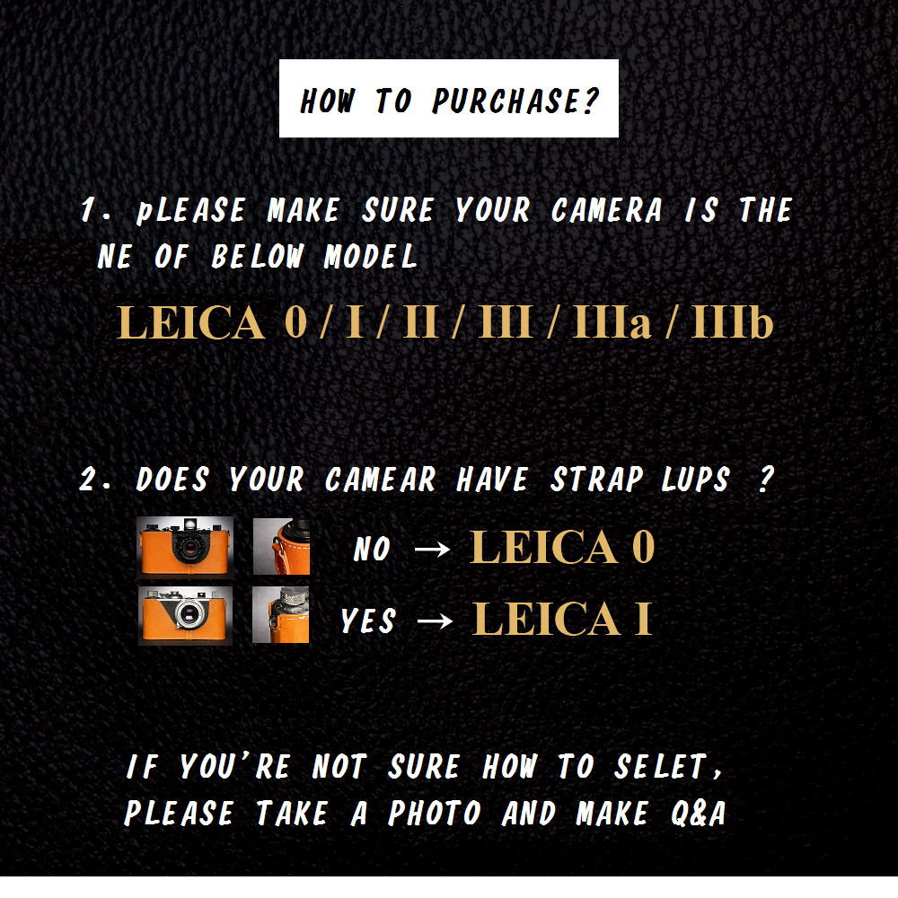 TP ORIG half case for Leica 0/ i/ ii/ iii/ iiia/ iiib