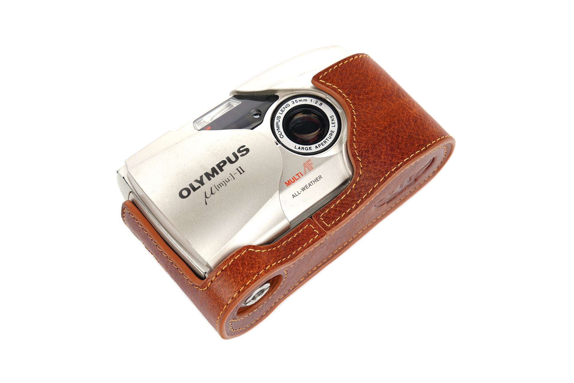 【ケース付き】 オリンパス Olympus μ II TP ORIG half case for Olympus U2 μ[mju:] -II