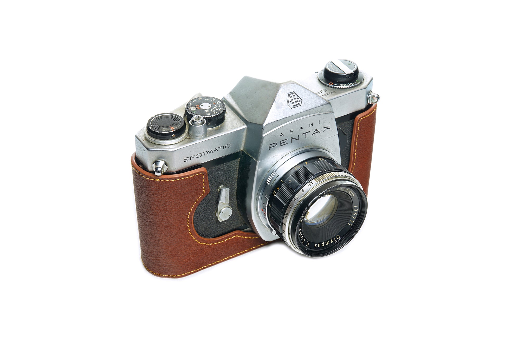 Demi-étui fait main en cuir véritable pour appareil photo Pentax KX, Rufous, Classique Demi-étui fait main en cuir véritable pour appareil photo Pentax KX, Rufous, Classique
