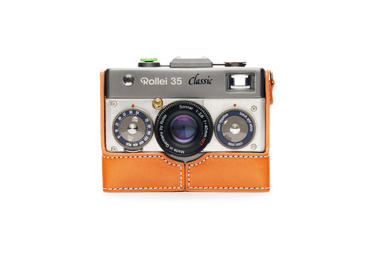 Genuine leather half case for Rollei 35 Classic/ 35 Royal