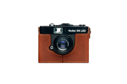 Genuine leather half case for Rollei 35 LED/ B35