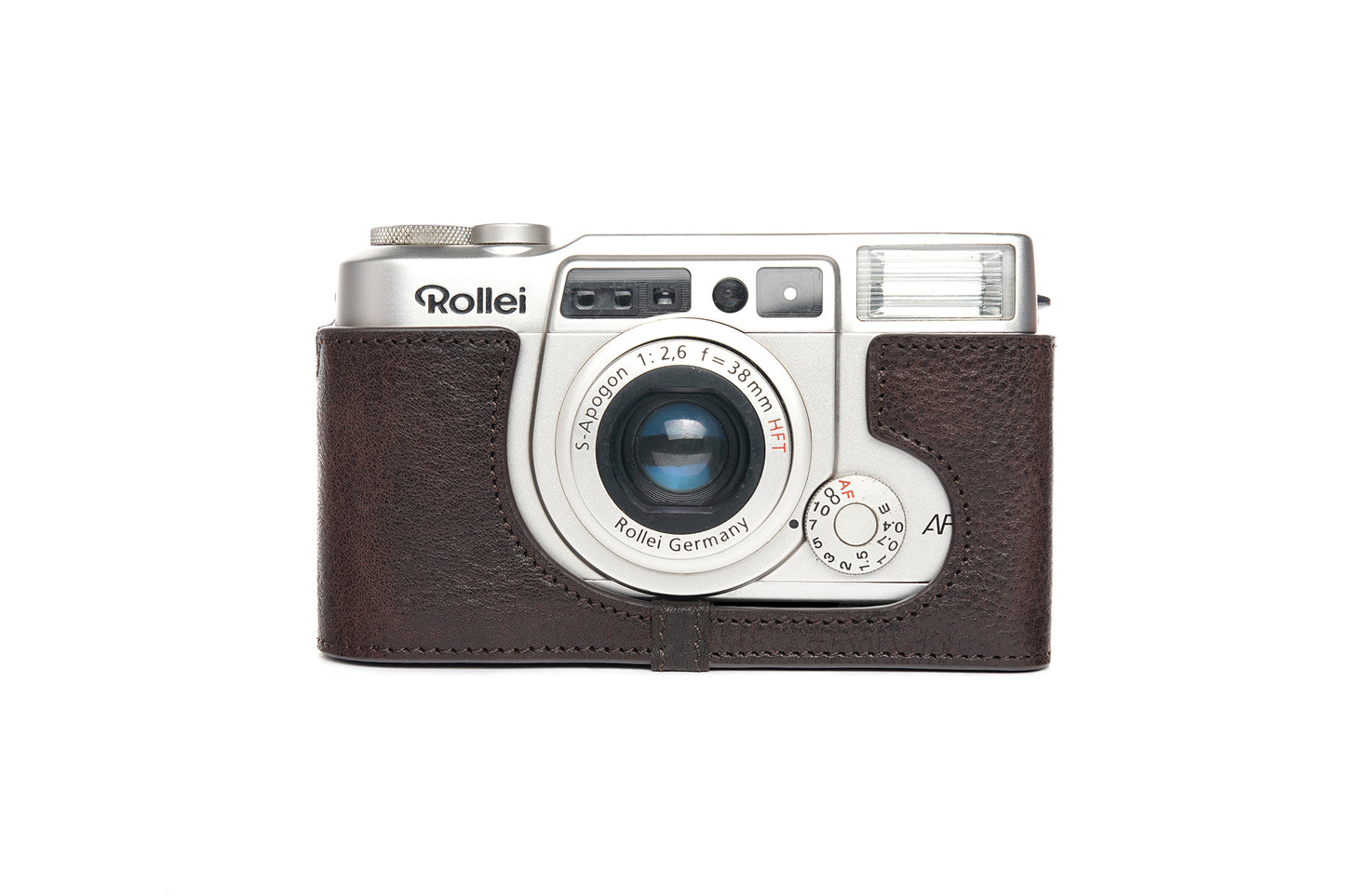 Genuine leather half case for Rollei AFM35/ fujifilm Klasse W/ fujifilm Klasse S