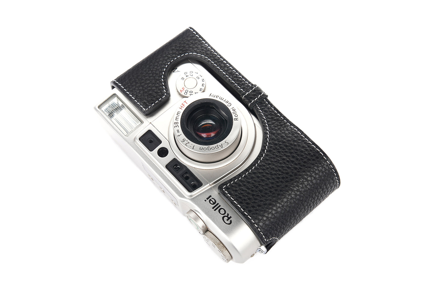 Genuine leather half case for Rollei AFM35/ fujifilm Klasse W/ fujifilm Klasse S