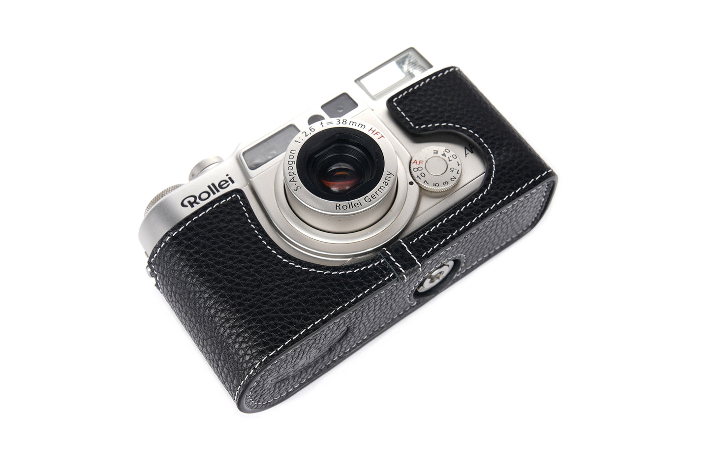 Genuine leather half case for Rollei AFM35/ fujifilm Klasse W/ fujifilm Klasse S