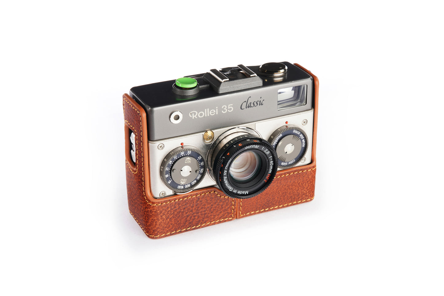 Genuine leather half case for Rollei 35 Classic/ 35 Royal