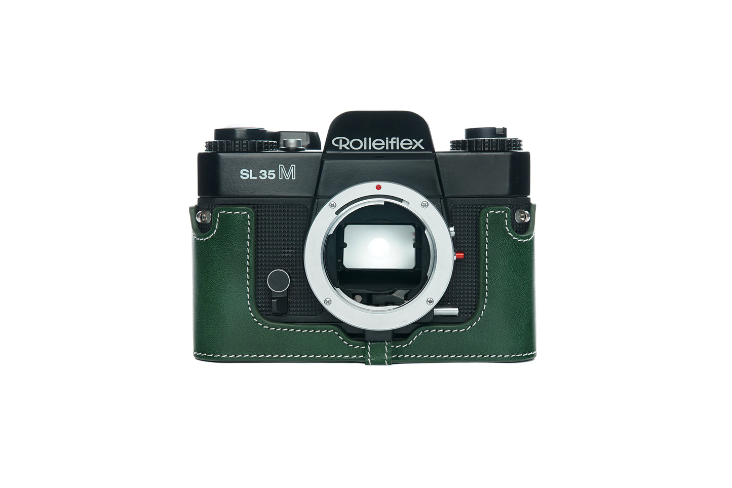 Genuine leather half case for Rolleiflex SL35M