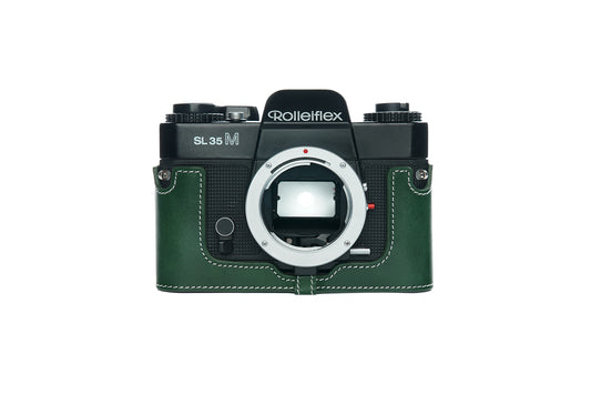 Genuine leather half case for Rolleiflex SL35M