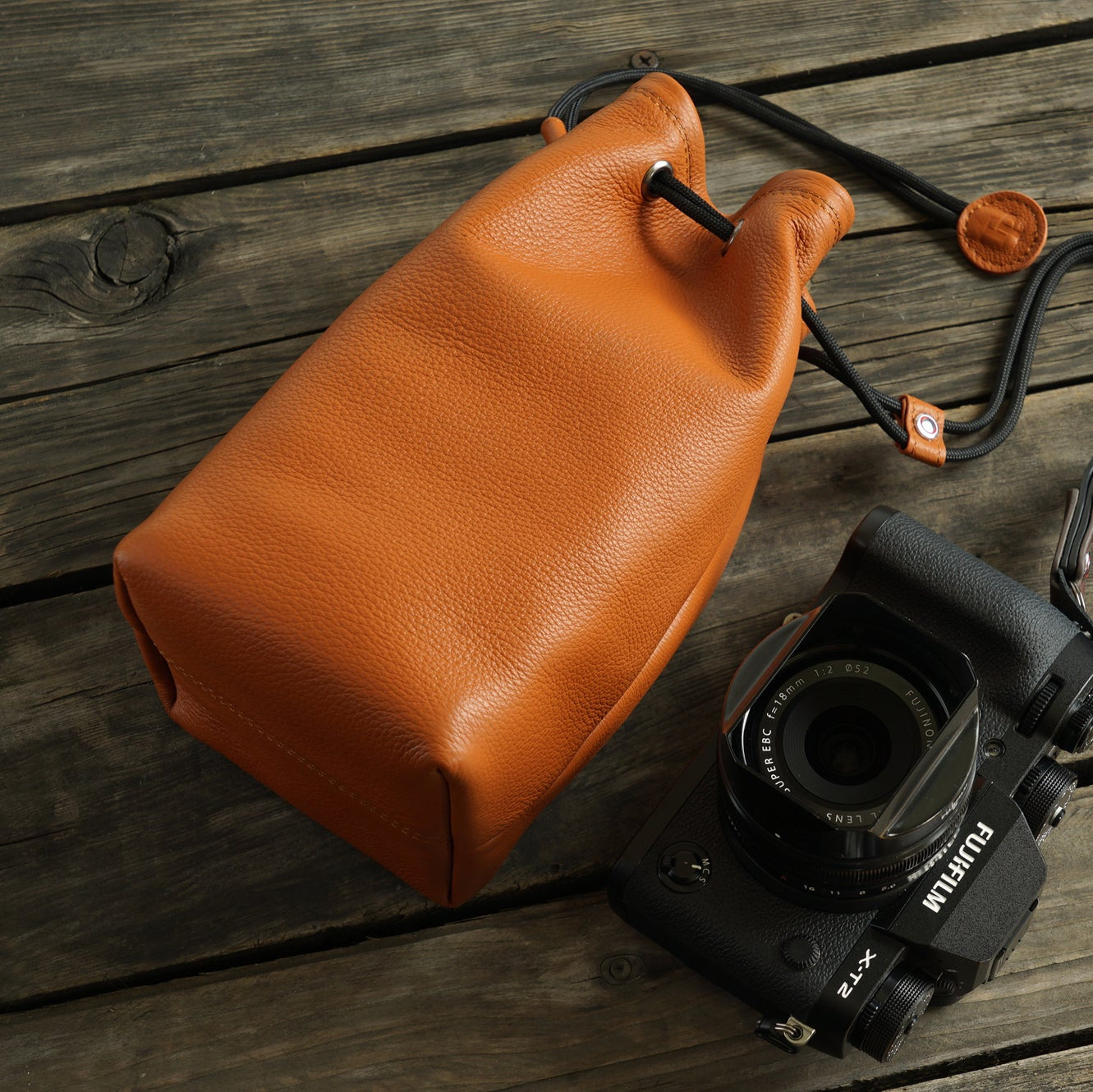 TP ORIG Yak Leather Camera Pouch