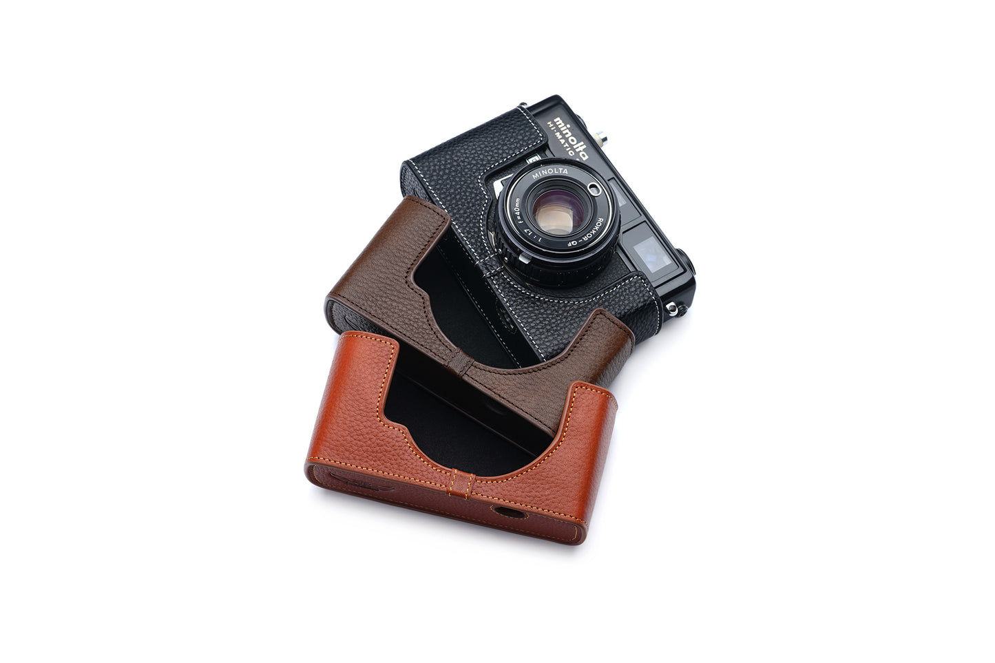 TP ORIG half case for Minolta HI-Matic E